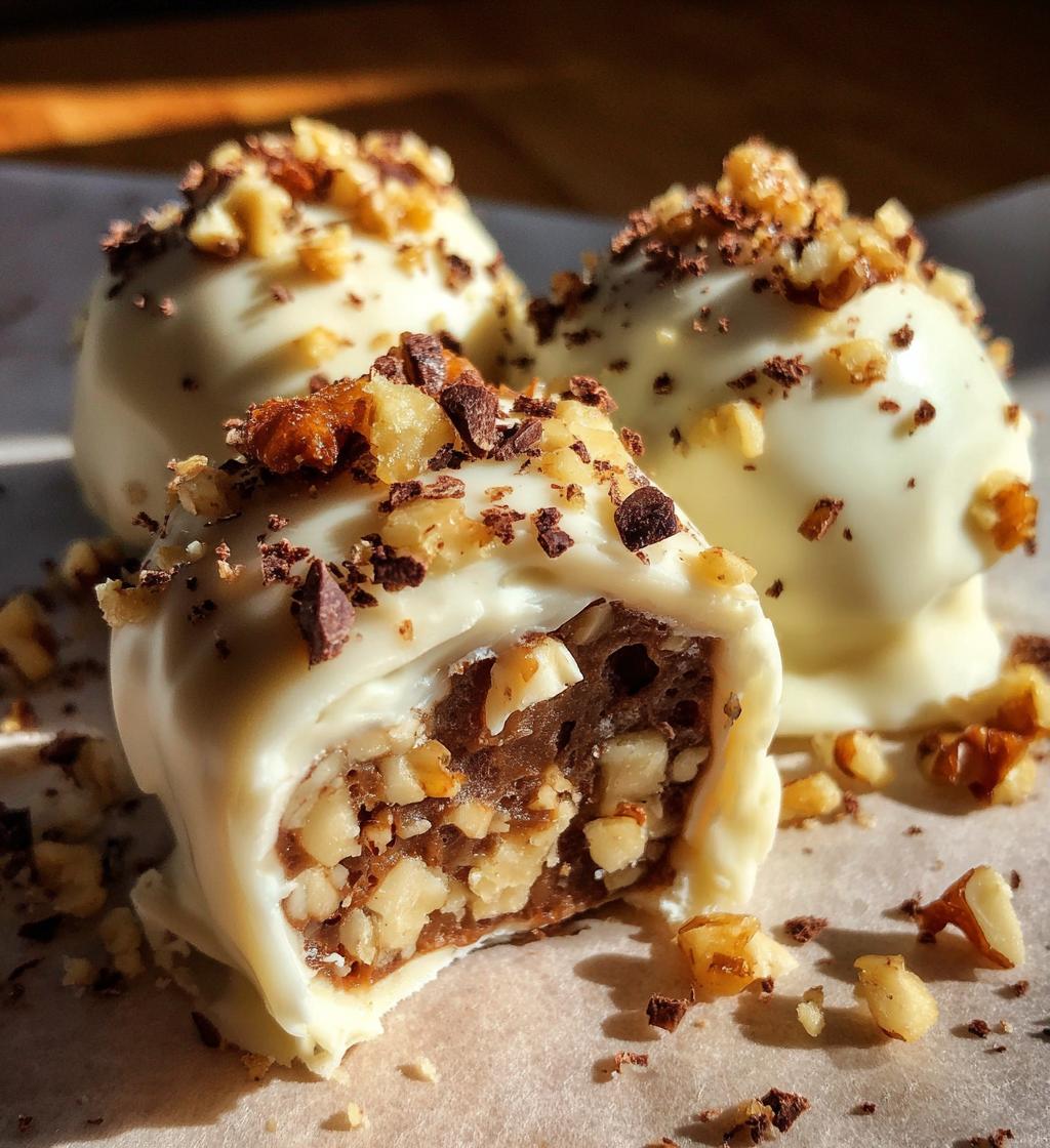 gingerbread truffles