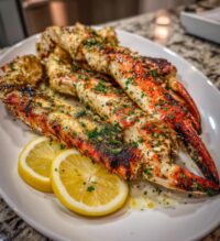grilled crab legs