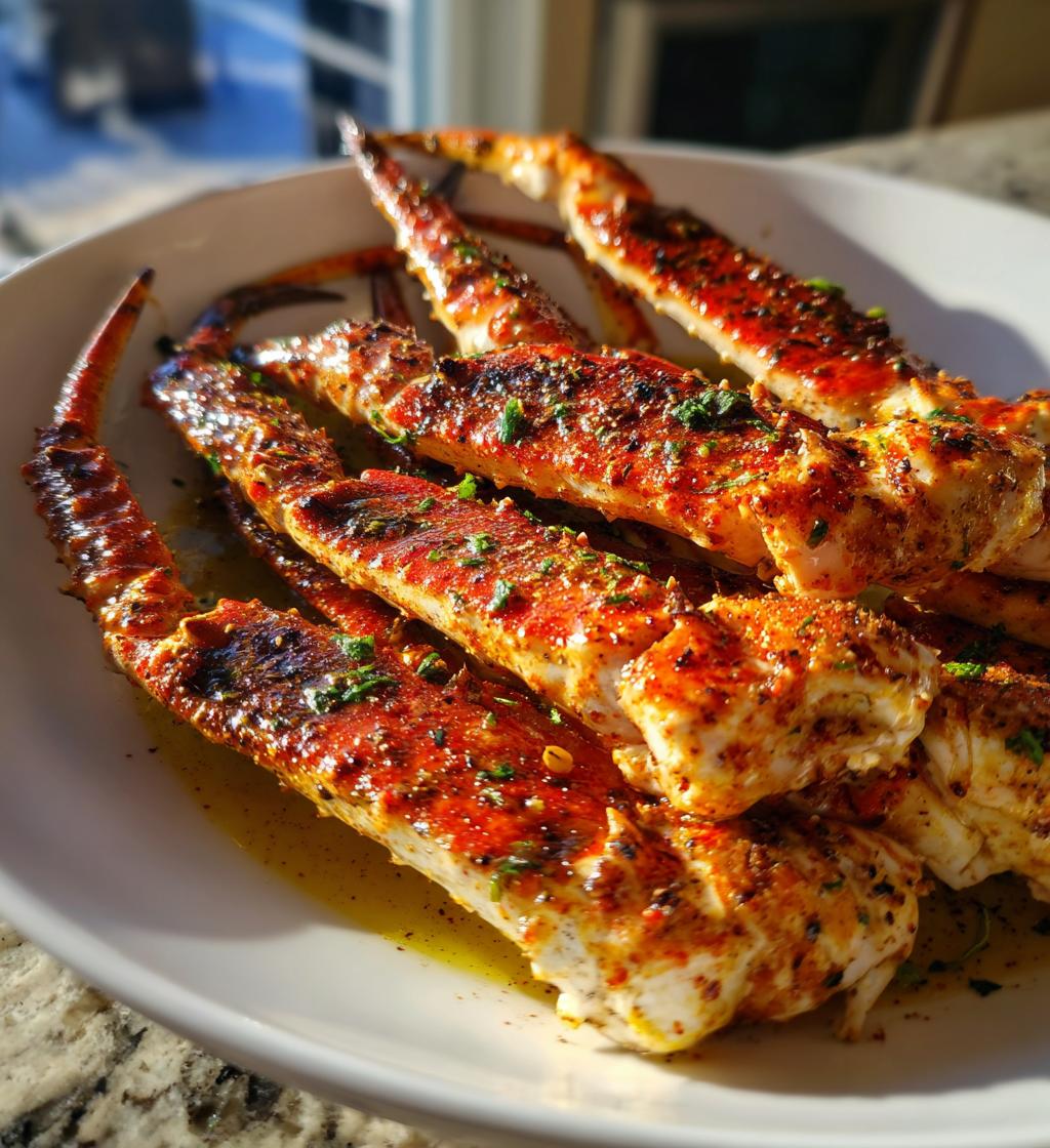 grilled snow crab legs