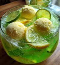 grinch punch with green hawaiian punch