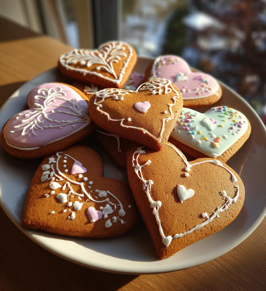 heart gingerbread