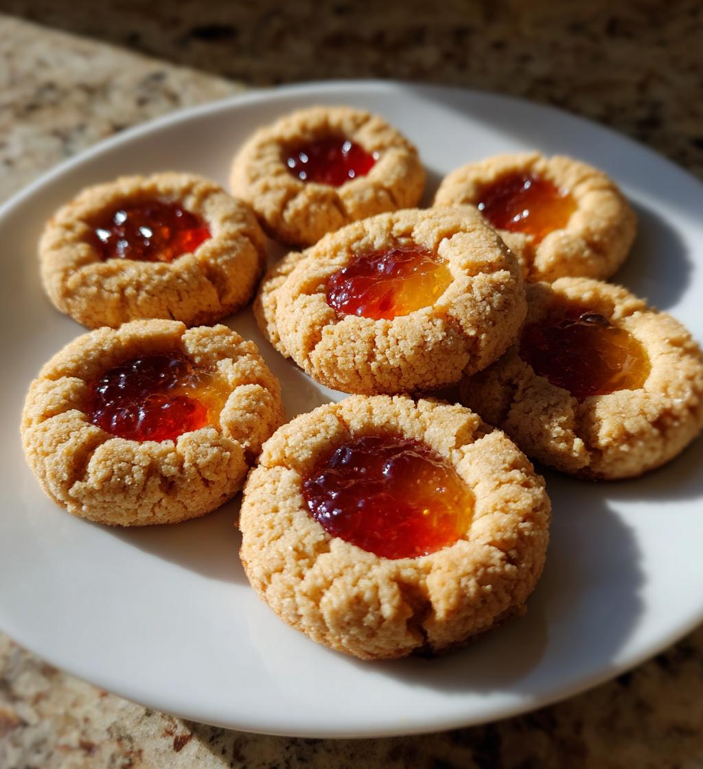 holiday thumbprint cookies