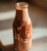 homemade peppermint mocha creamer