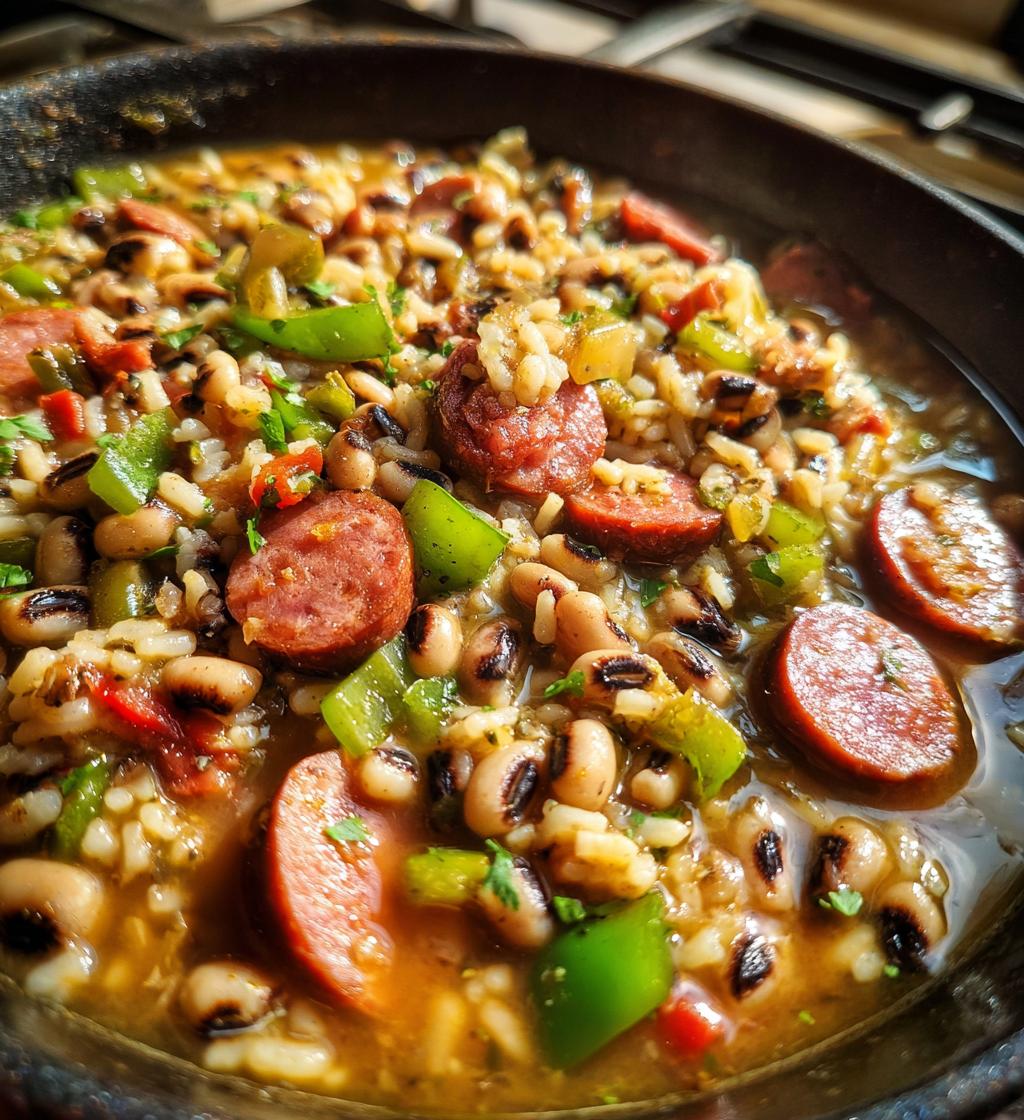 hoppin john recipe with sausage