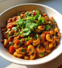 how to make black-eyed peas curry