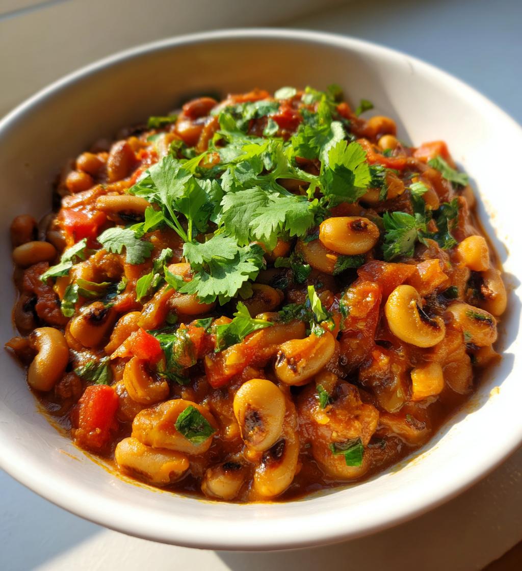 how to make black-eyed peas curry