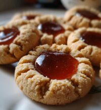 icing thumbprint cookies