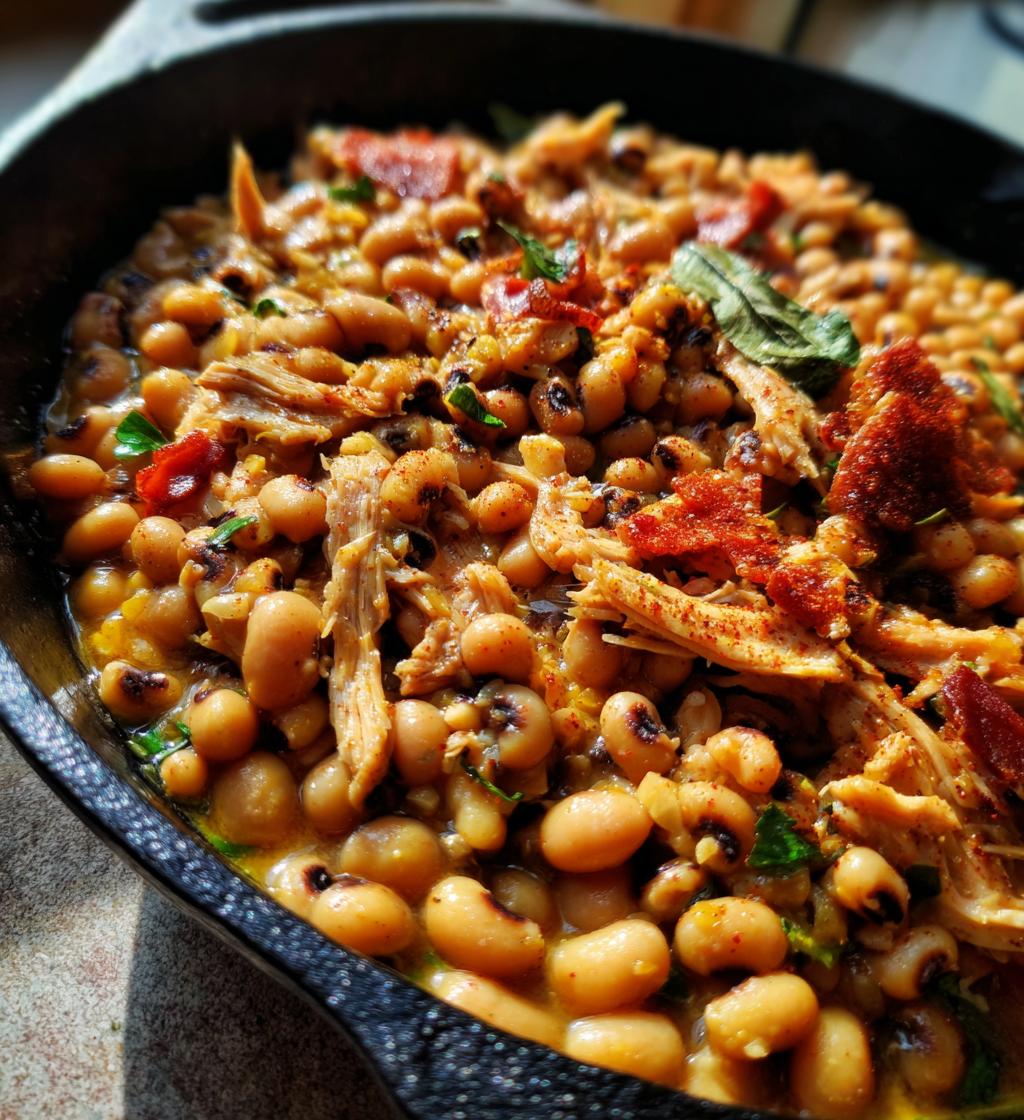instant pot black eyed peas with smoked turkey
