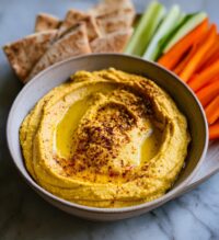 lemony black-eyed pea hummus