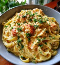 lobster alfredo pasta