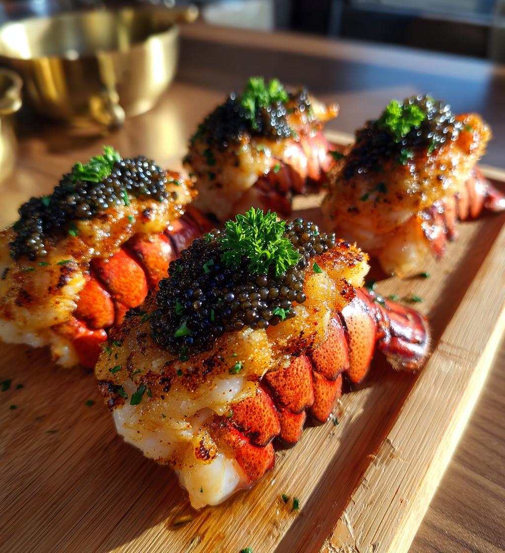 lobster and caviar
