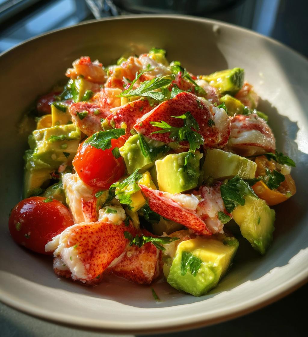 lobster avocado salad