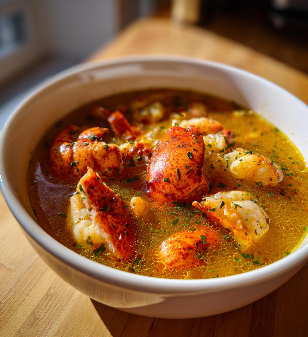 lobster broth