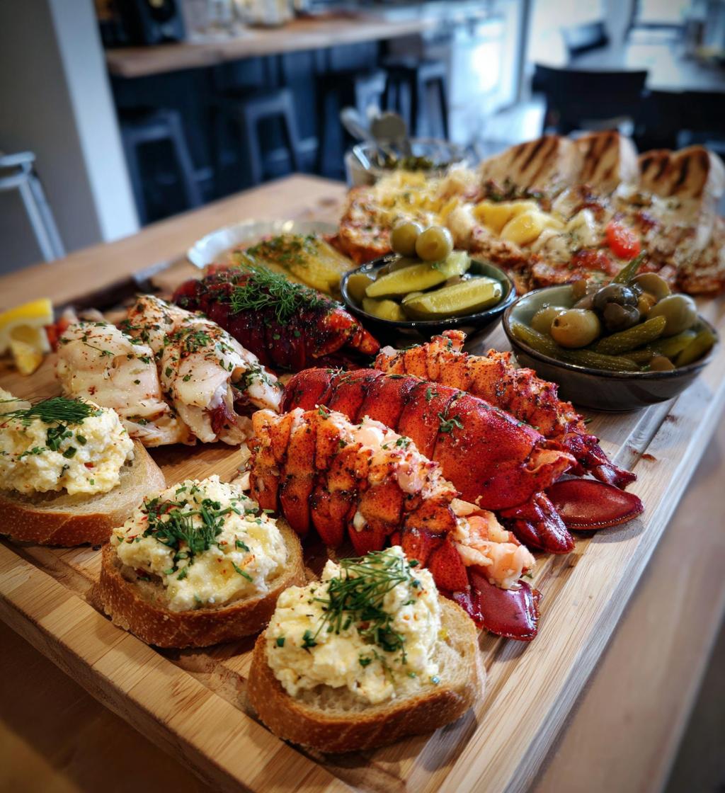 lobster charcuterie board