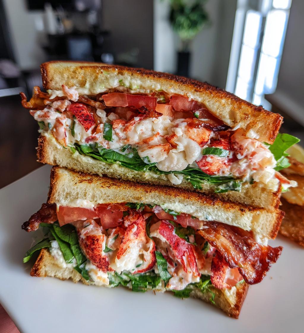 lobster club sandwich