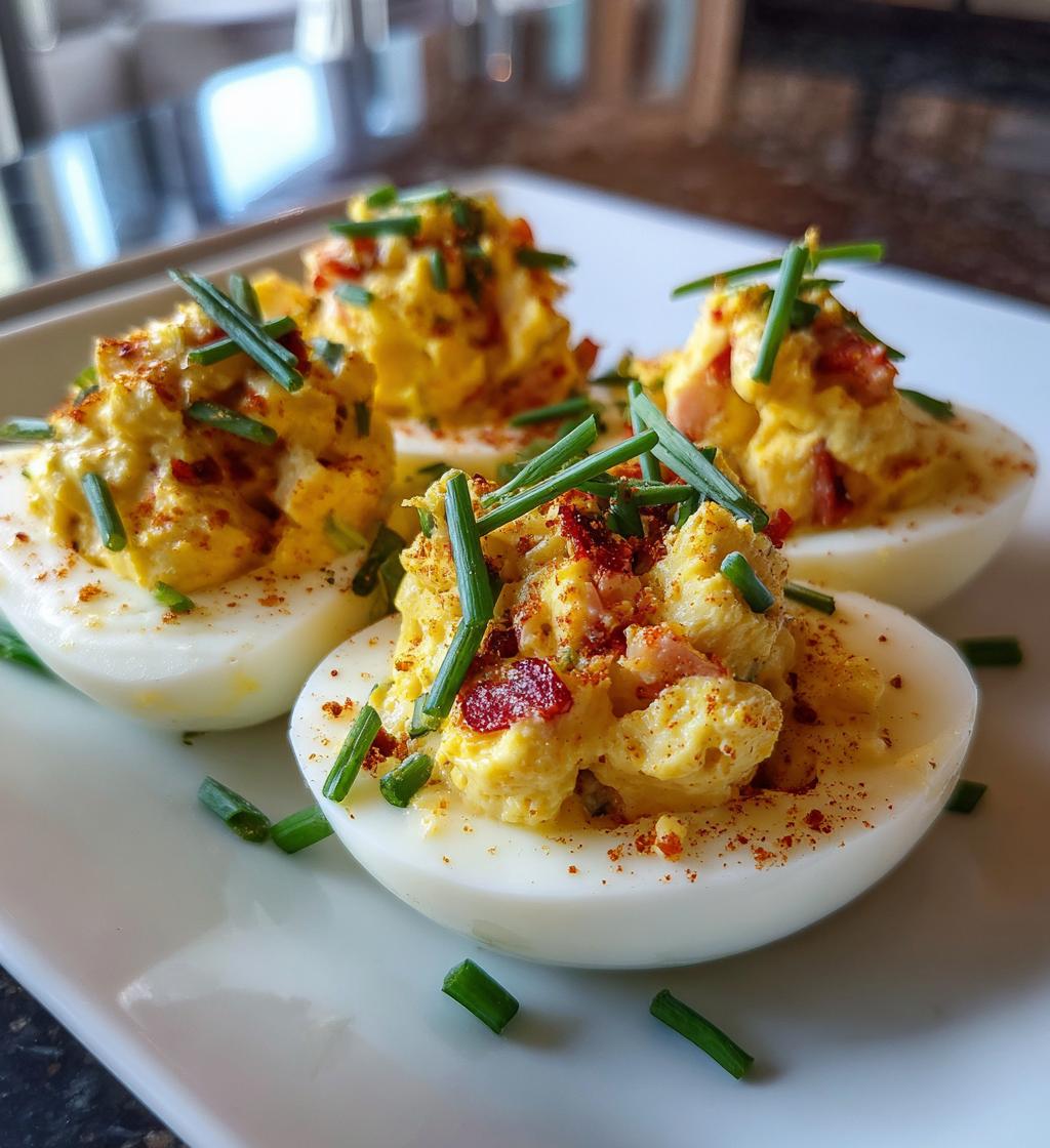lobster deviled eggs