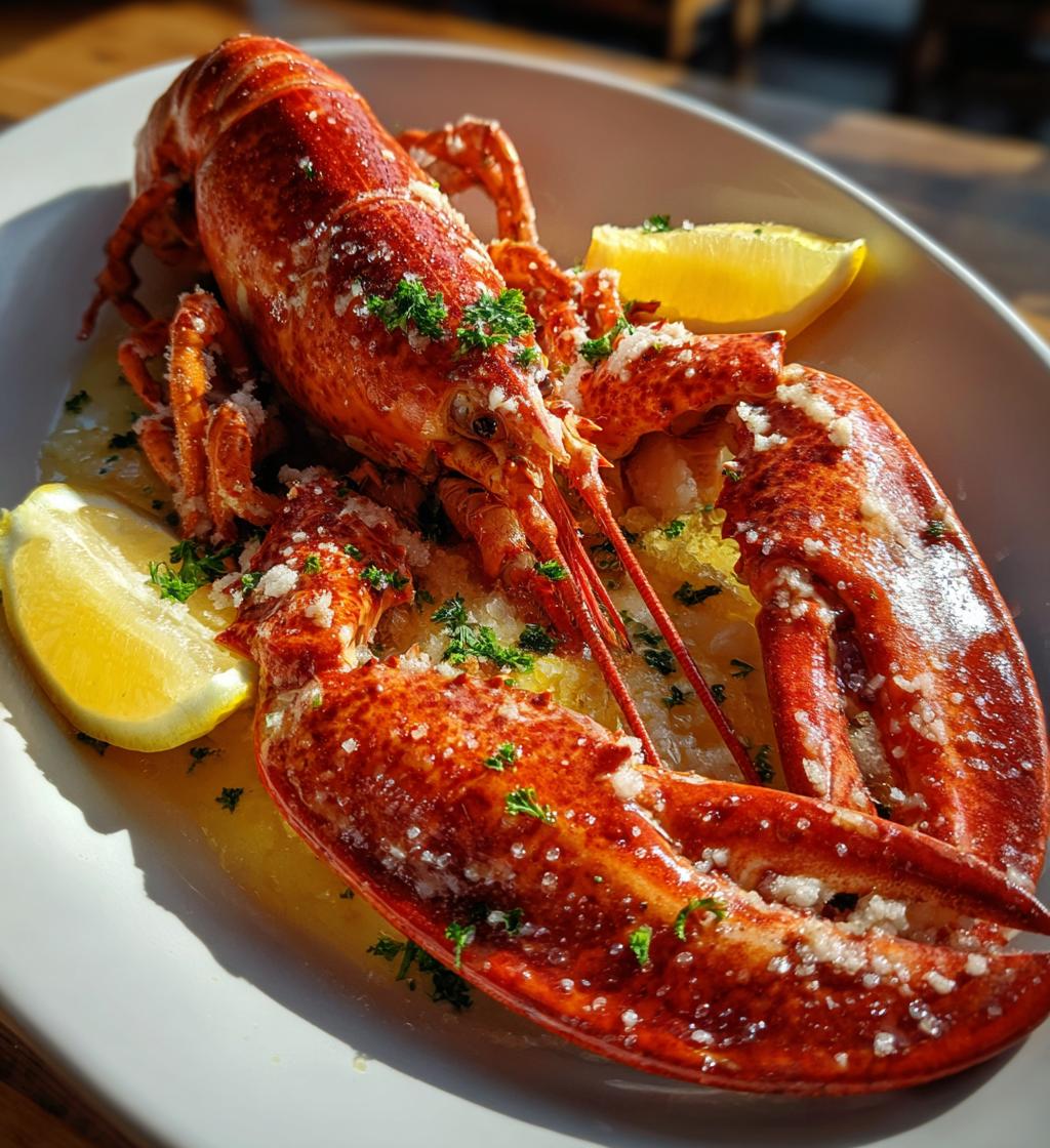 lobster dinner plate