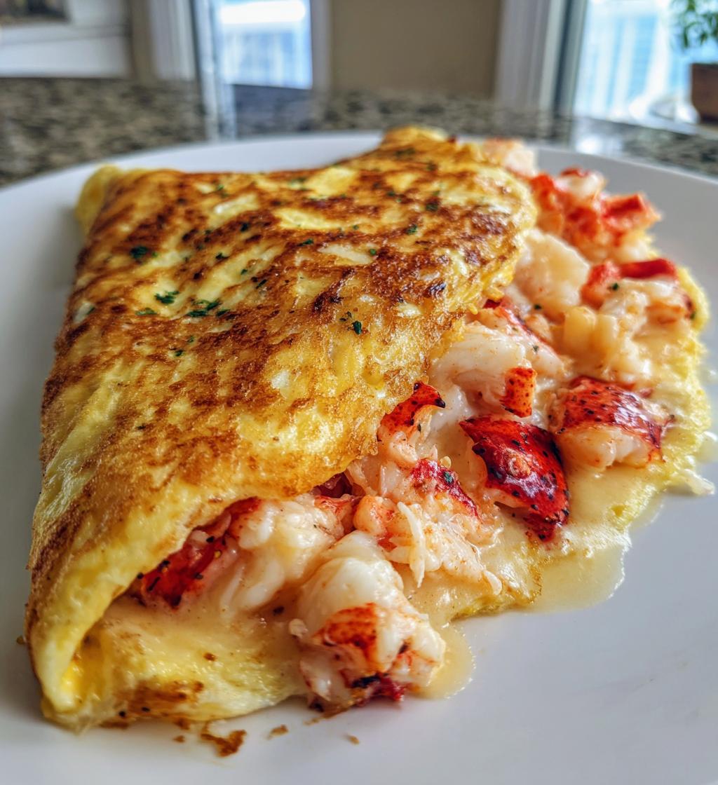 lobster omelette