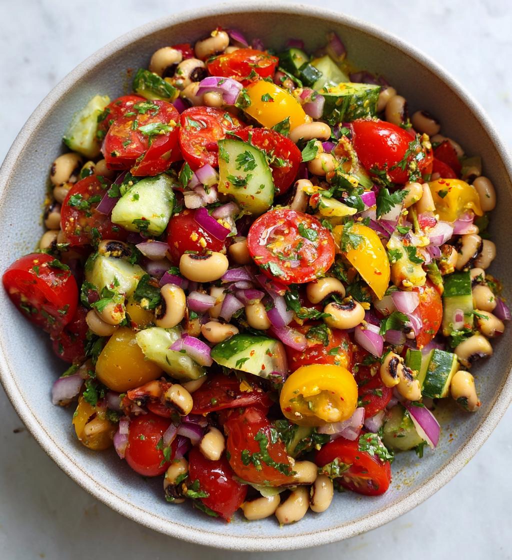 marinated black eyed pea salad