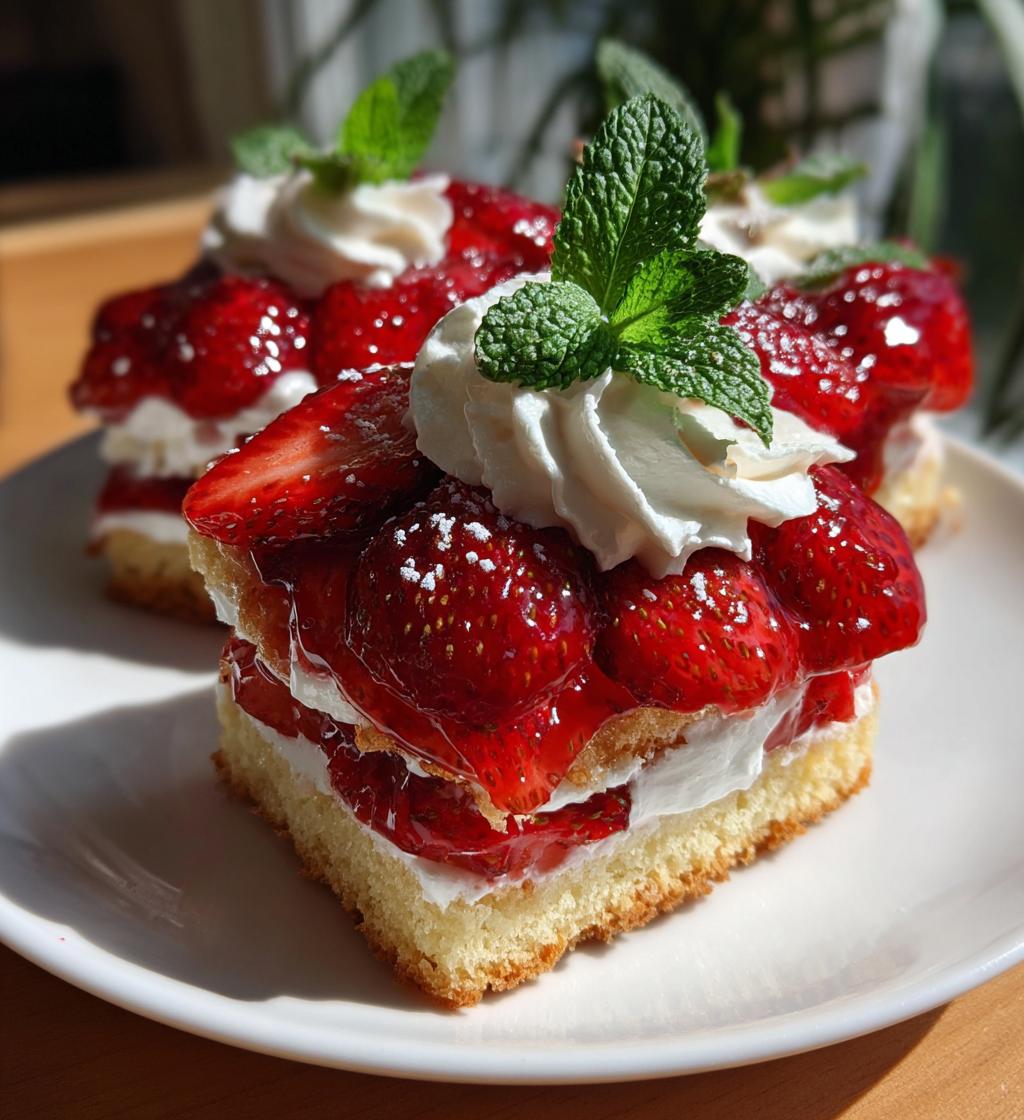 peppermint fizz strawberry shortcake