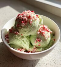 peppermint ice cream dessert