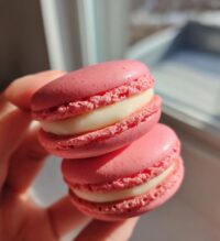 peppermint macarons