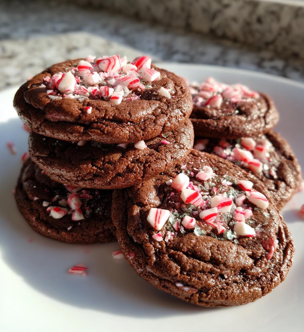 peppermint mocha cookies
