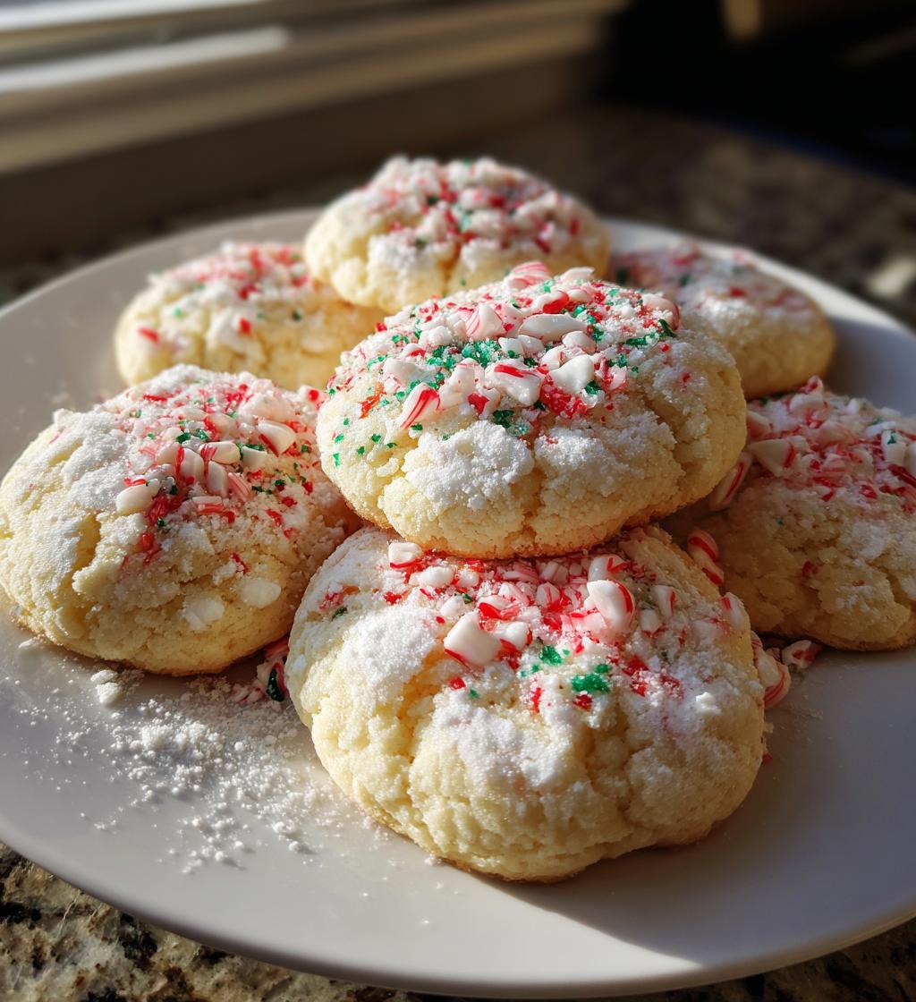 peppermint sugar cookies