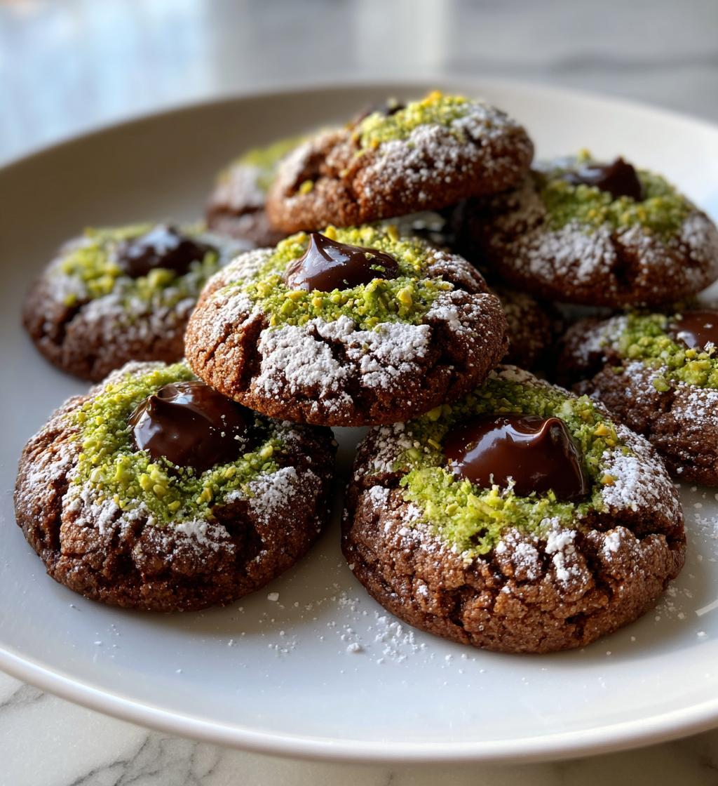 peppermint thumbprint cookies