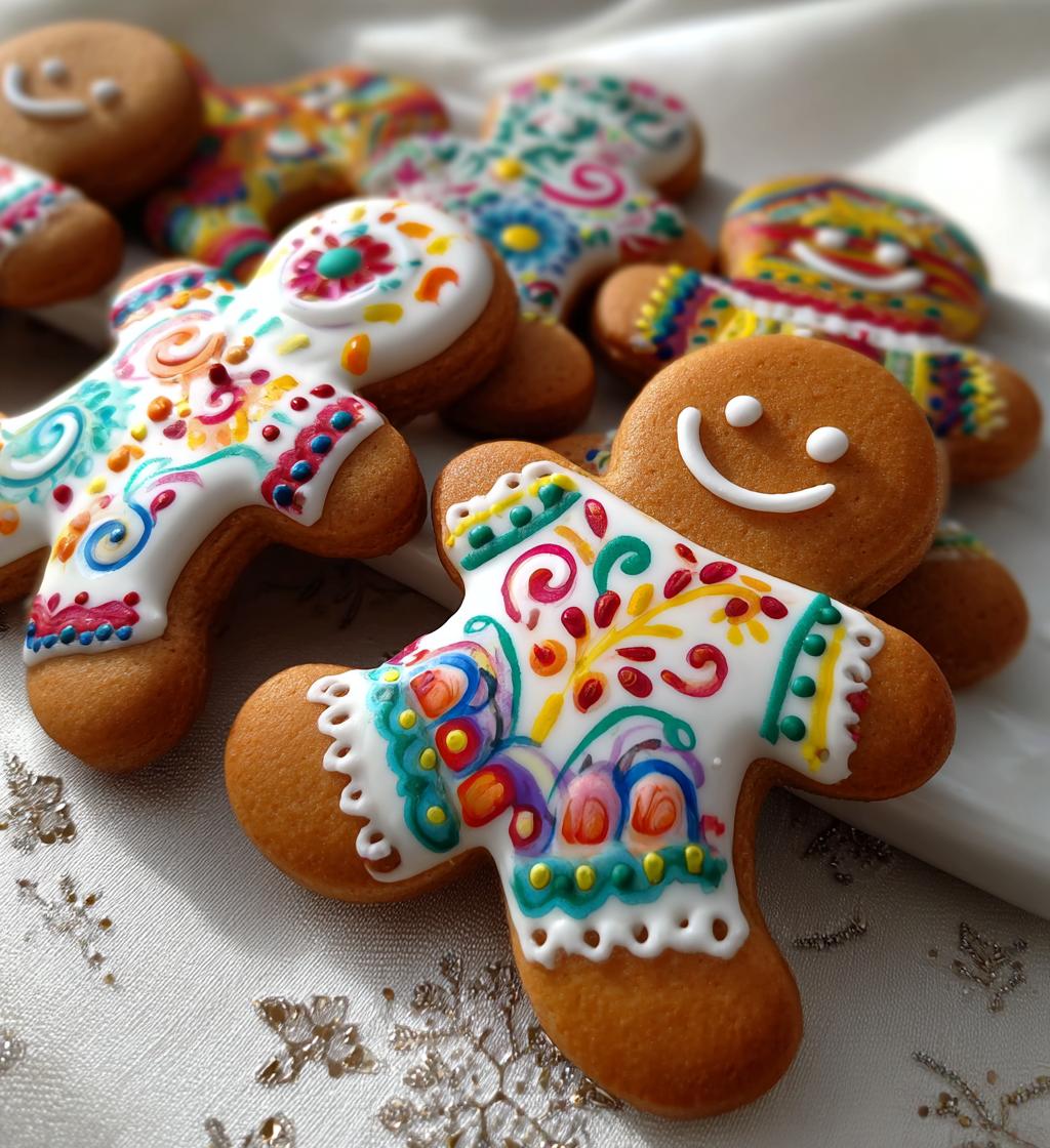 royal icing gingerbread men