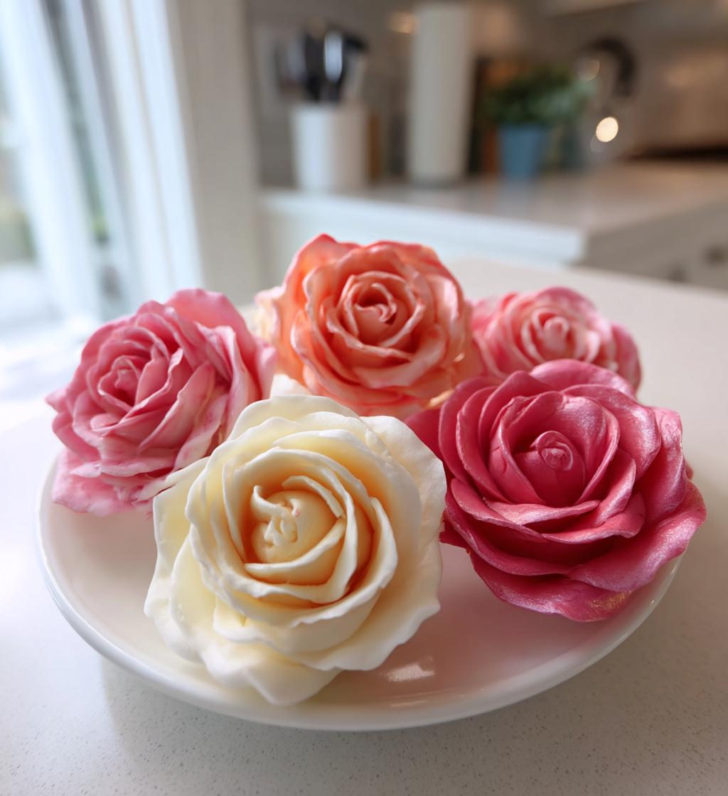 royal icing roses