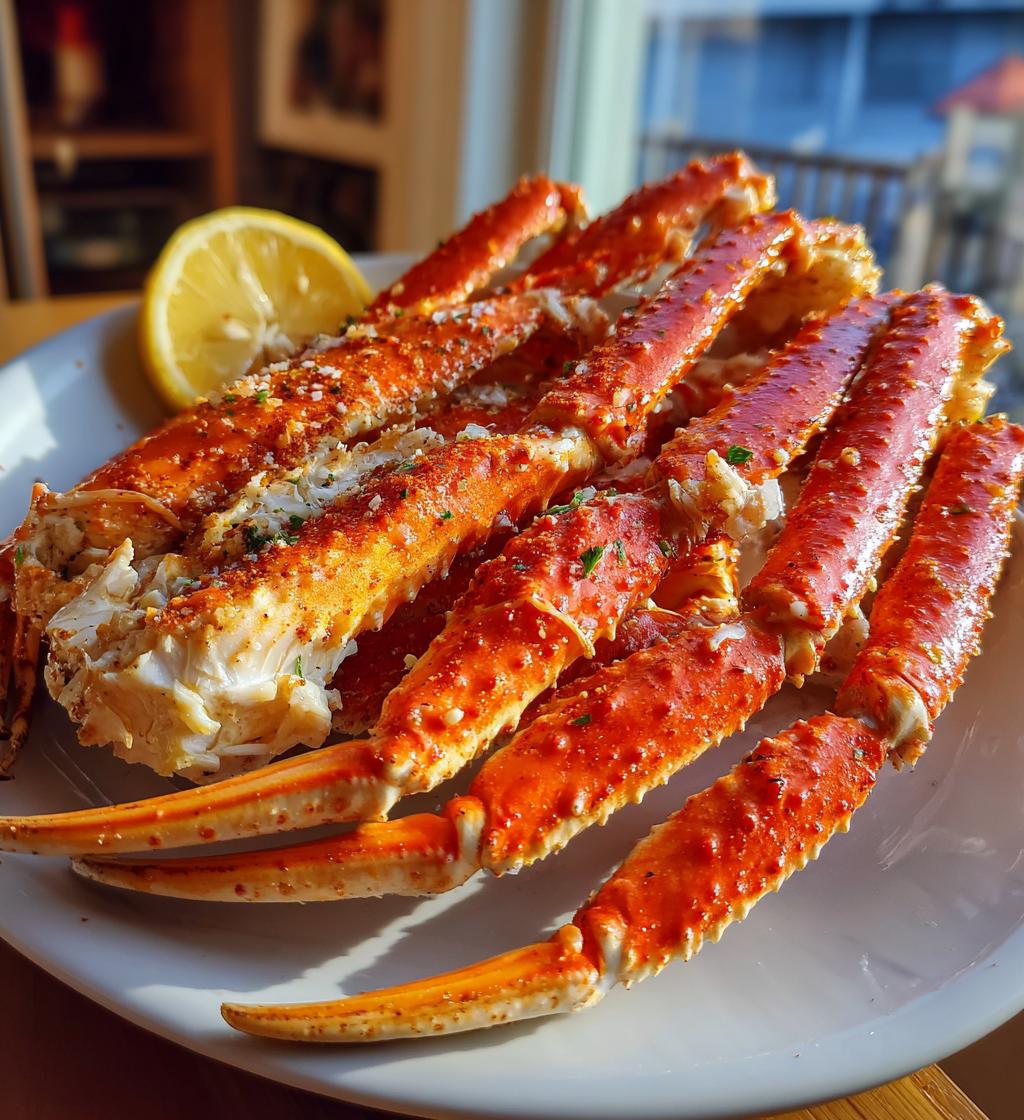 seasoned crab legs recipe