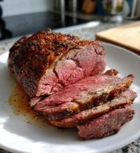 smoked ribeye roast