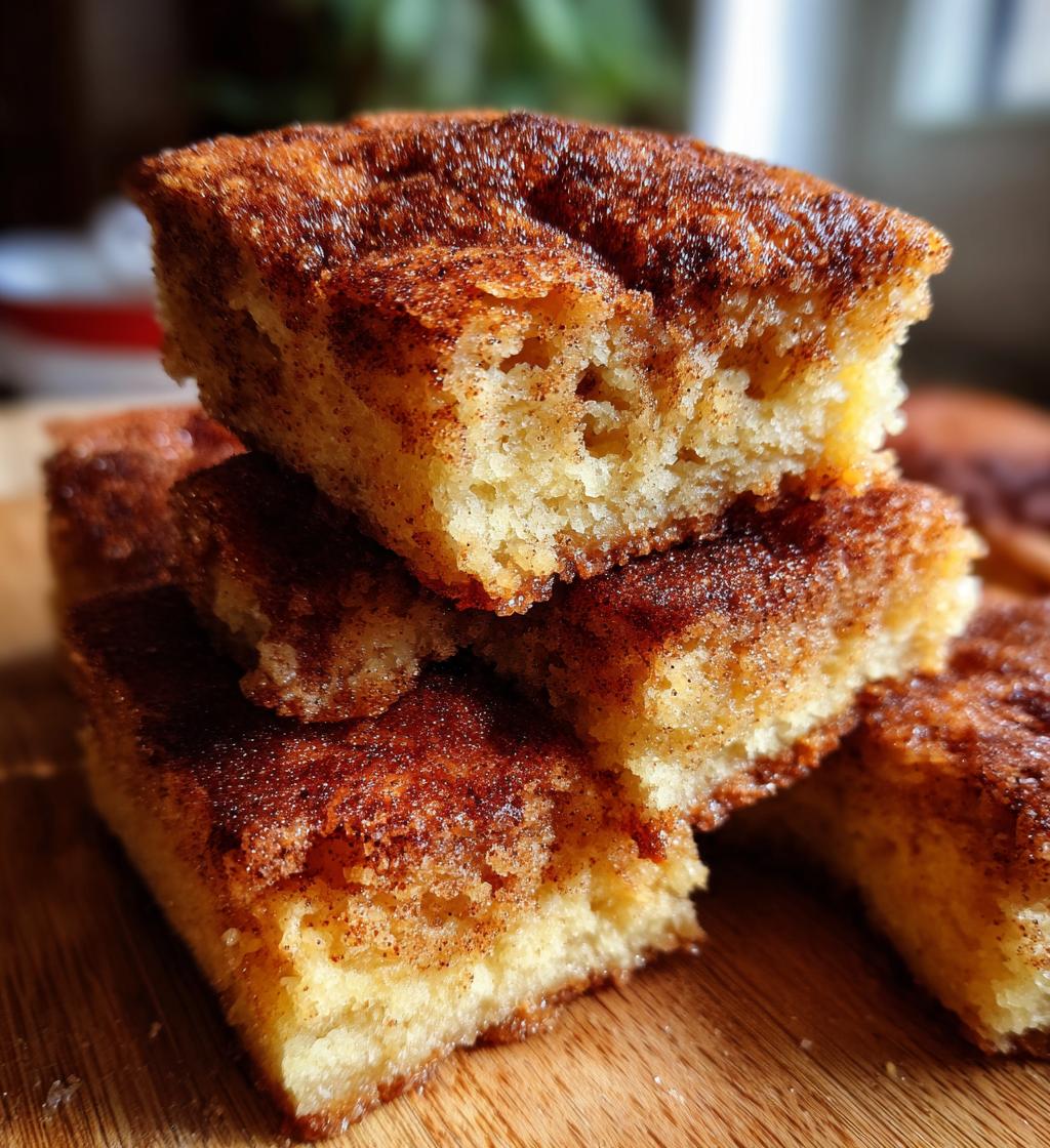 snickerdoodle brownies