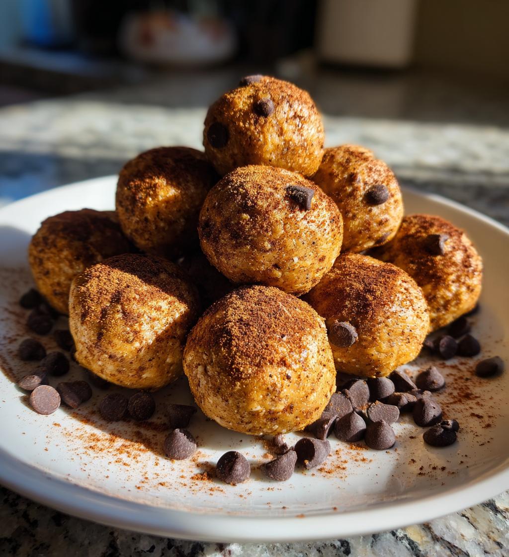 snickerdoodle protein balls