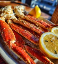 steamed crab legs with beer