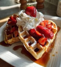 valentine waffles